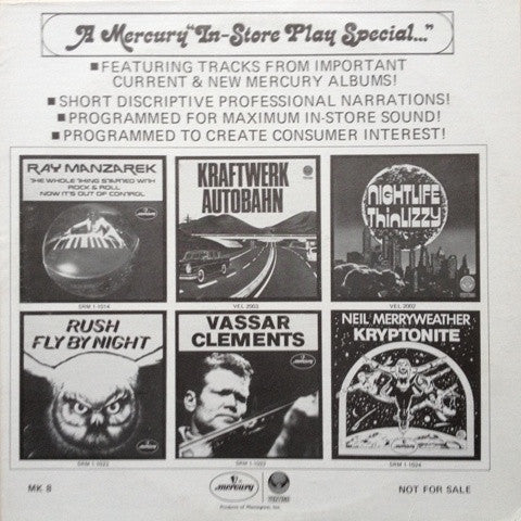 Various : A Mercury "In-Store Play" Special (LP, Comp, Promo)