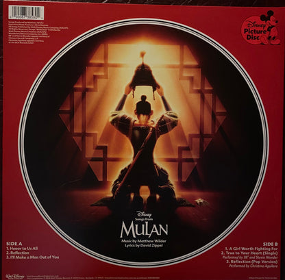 Various : Songs From Mulan (12", Comp, Pic)