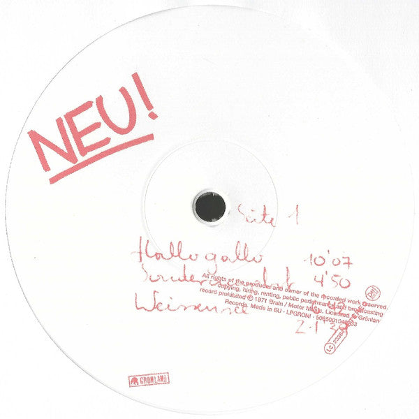 Buy Neu! : Neu! (LP,Album,Reissue,Stereo) Online for a great price