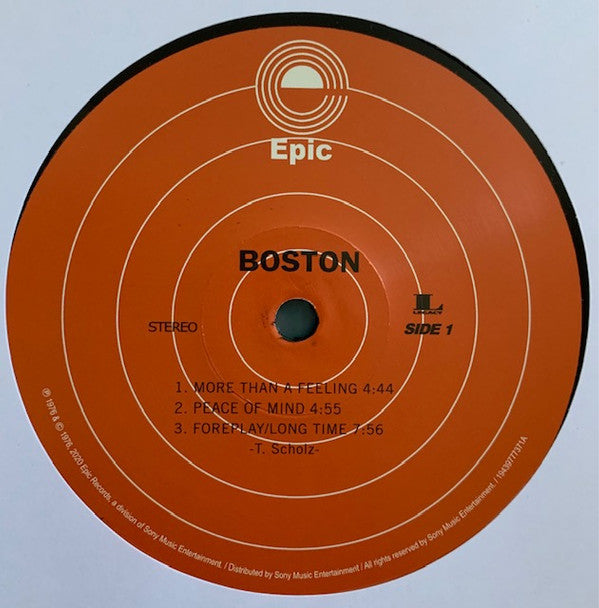 Boston orders LP vinyl