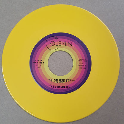 The Gripsweats : G'On Use It (7", Ltd, Yel)