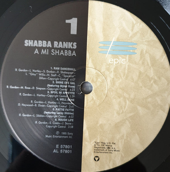 Shabba Ranks : A Mi Shabba (LP, Album)