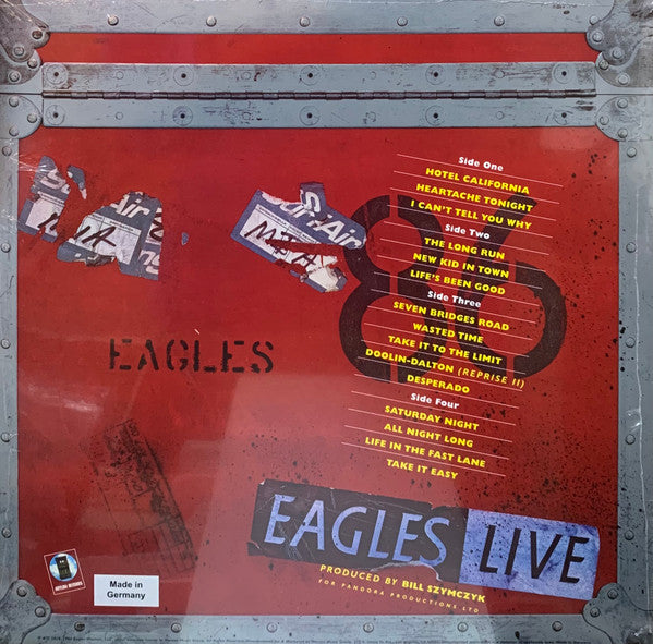 Eagles : Eagles Live (2xLP, Album, RE, 180)