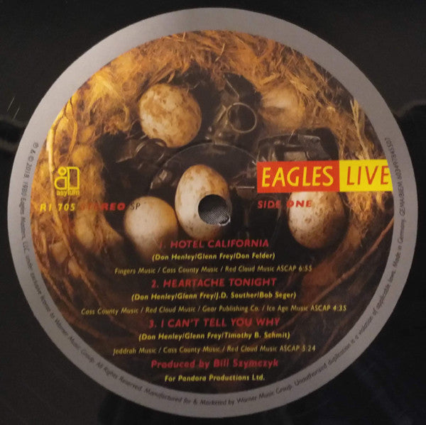 Eagles : Eagles Live (2xLP, Album, RE, 180)