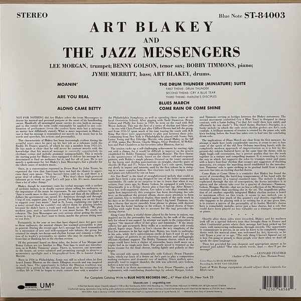 Buy Art Blakey & The Jazz Messengers : Moanin' (LP, Album, RE, 180