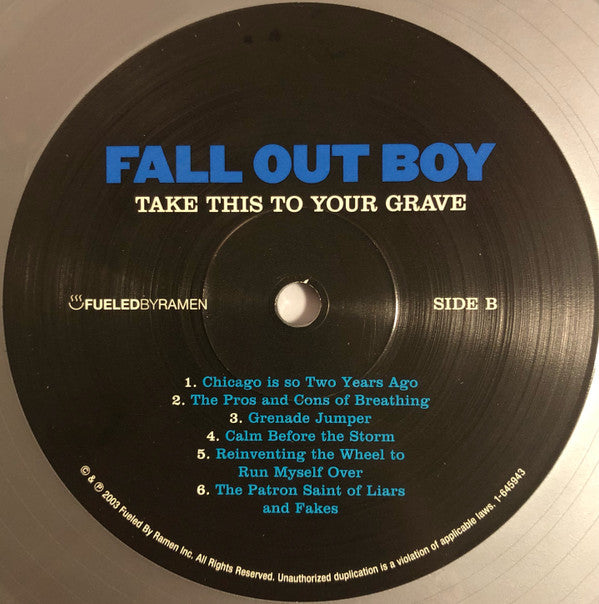 Buy Fall Out Boy : Take This To Your Grave (LP, Album, Ltd, RE