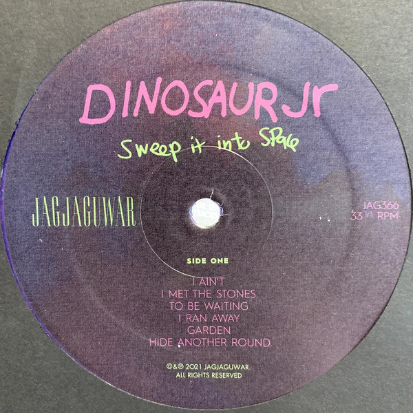 Dinosaur Jr. : Sweep It Into Space (LP, Album, Ltd, Pur)