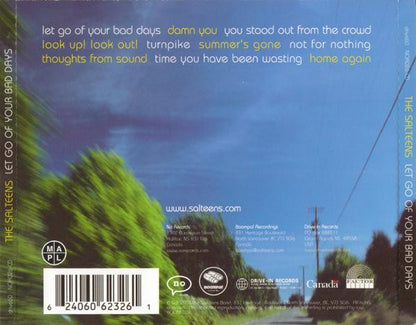 The Salteens : Let Go Of Your Bad Days (CD, Album)