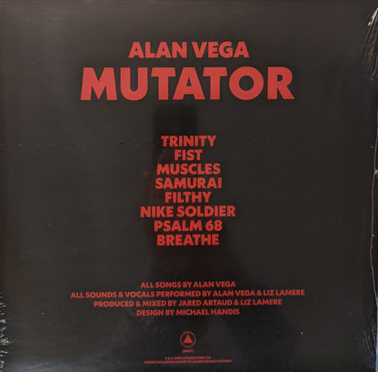 Alan Vega : Mutator (LP, Album, Ltd, Red)