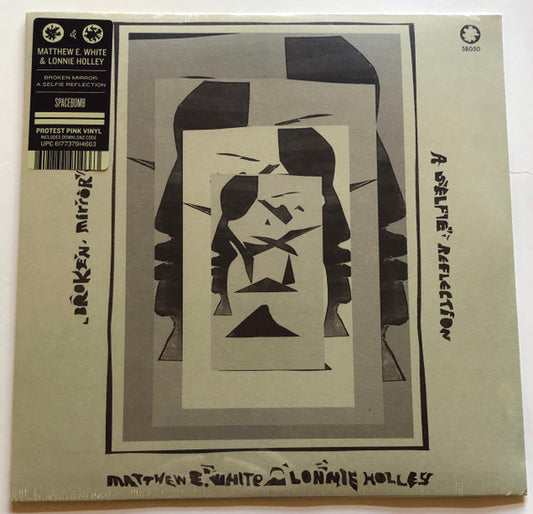 Matthew E. White & Lonnie Holley : Broken Mirror: A Selfie Reflection (LP, Ltd, Pro)