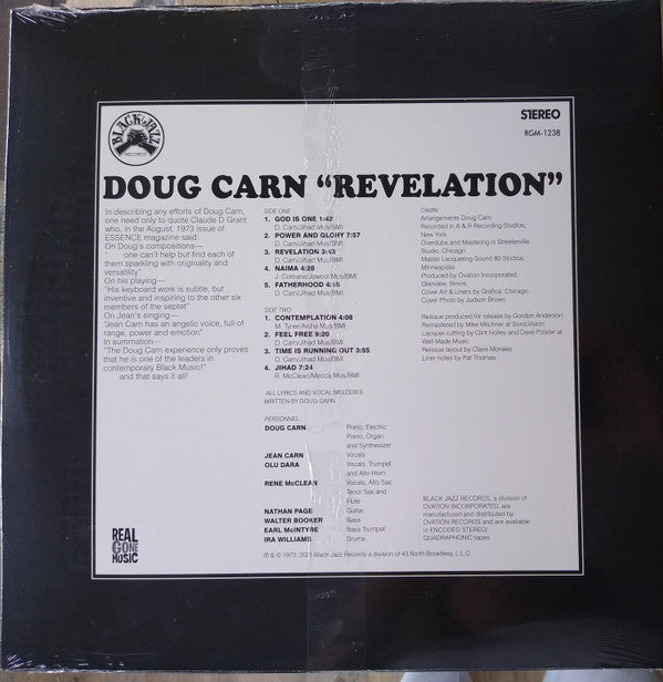 Doug Carn Featuring The Voice Of Jean Carn : Revelation (LP, Album, RE, RM)