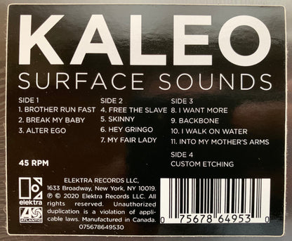 Kaleo (3) : Surface Sounds (12", Album, Whi + 12", S/Sided, Album, Etch, Whi)