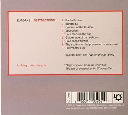 Europa 51 : Abstractions (CD, Album)