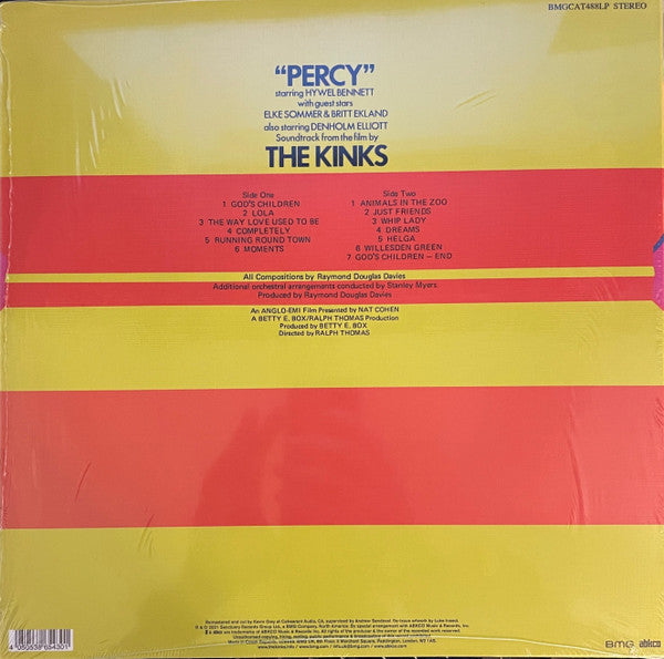 The Kinks : "Percy" (LP, Album, RSD, Ltd, Pic, RE)