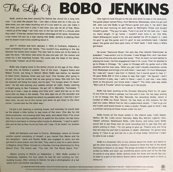 Bobo Jenkins : My All New Life Story (LP, Comp, Ltd, Pur)