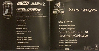 Delta Haints, The Ghost Wolves : Cars Hiss By My Window / Fast (2300 Ad) (7", Single, Ltd, Num, Promo, Tra)