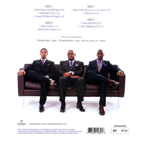 Christian McBride Trio : Out Here (2xLP, Album, Ltd, RE)