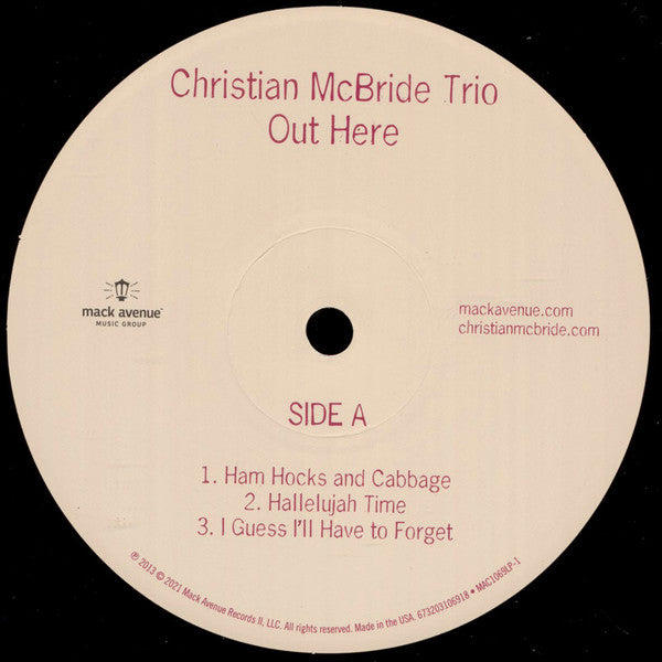 Christian McBride Trio : Out Here (2xLP, Album, Ltd, RE)