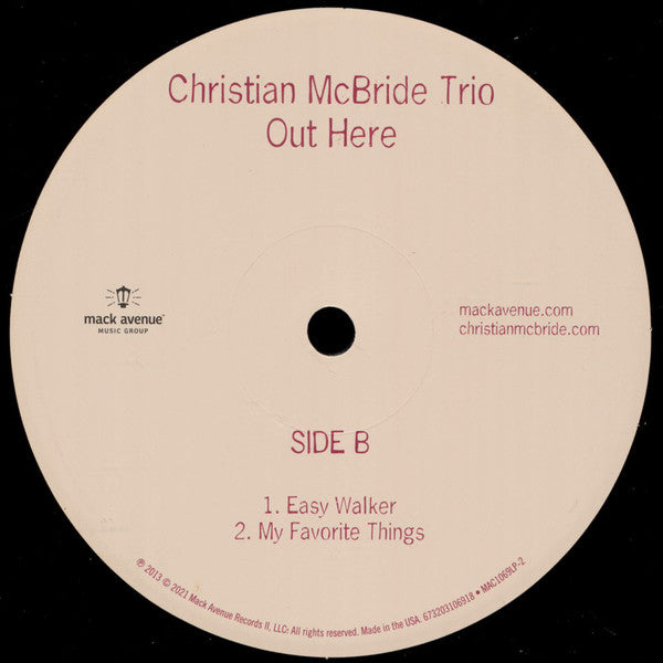 Christian McBride Trio : Out Here (2xLP, Album, Ltd, RE)