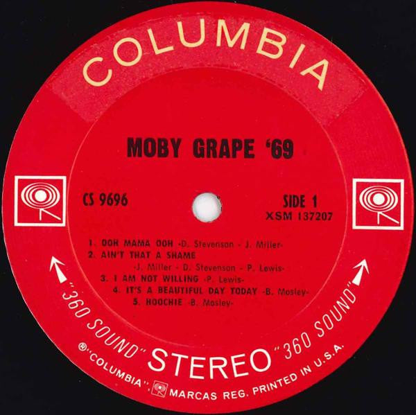 Moby Grape : Moby Grape '69 (LP, Album, Pit)