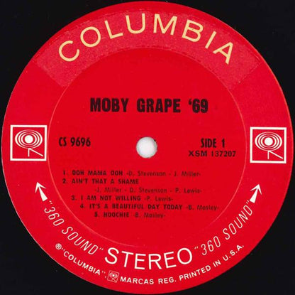 Moby Grape : Moby Grape '69 (LP, Album, Pit)