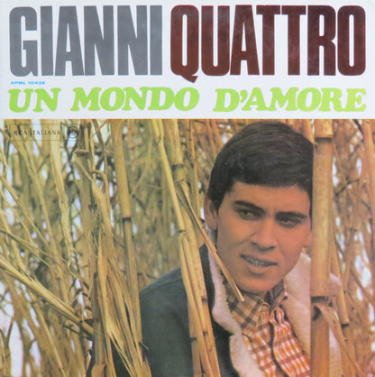 Gianni Morandi : Gianni Quattro - Un Mondo D'Amore (LP, Album, Mono)