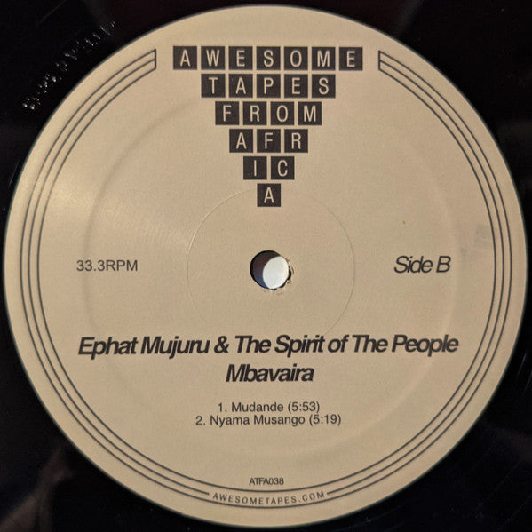 Ephat Mujuru And The Spirit Of The People : Mbavaira (LP, Album, RE)