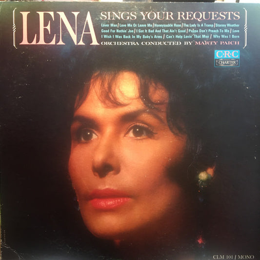 Lena Horne Conductor Marty Paich : Lena Sings Your Requests (LP, Mono)