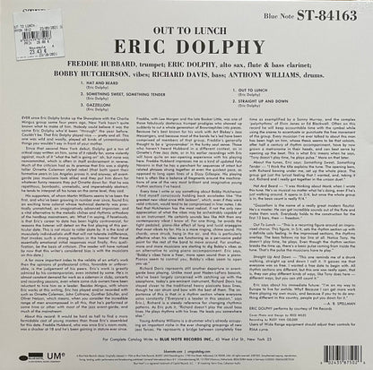 Eric Dolphy : Out To Lunch! (LP, Album, RE, 180)