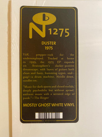 Duster (2) : 1975  (12", EP, Ltd, RE, Whi)