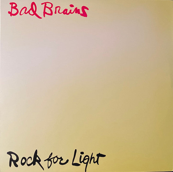 Bad Brains : Rock For Light (LP, Album, RE, RM)