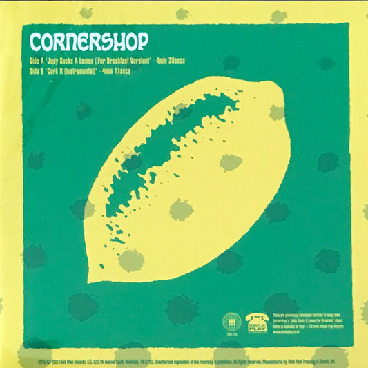 Cornershop : Judy Sucks A Lemon (7")