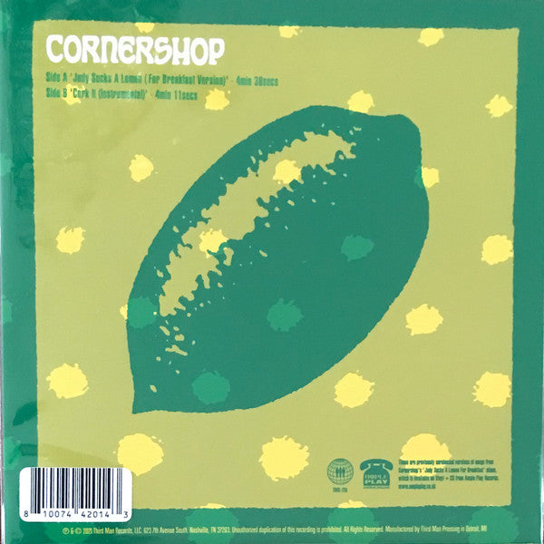 Cornershop : Judy Sucks A Lemon (7")