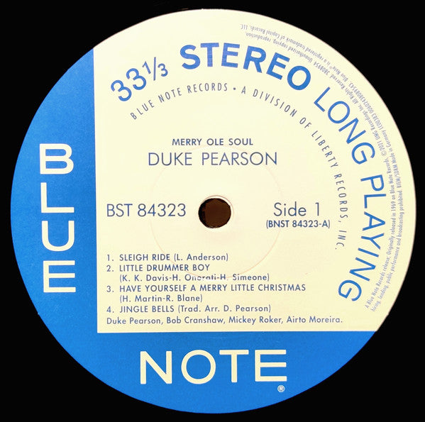 Duke Pearson - Merry Ole Soul (LP, Album, RE, 180)