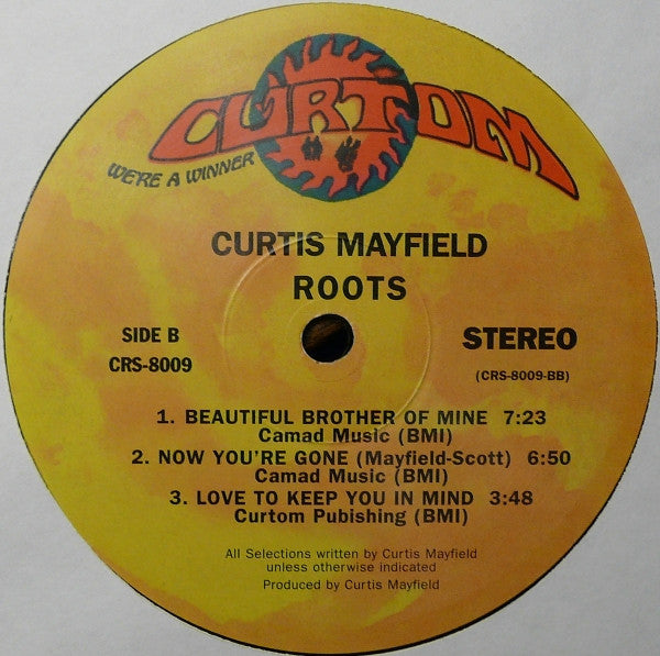 Curtis Mayfield - Roots (LP, Album, RE, Gat)