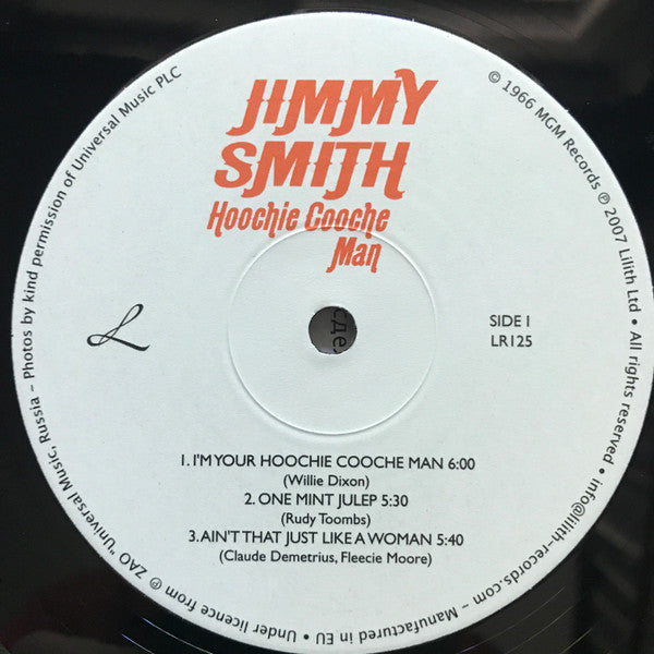 Jimmy Smith Arranged And Conducted By Oliver Nelson : Hoochie Cooche Man (LP, Album, RE, 180)