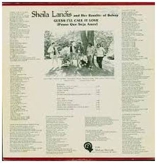 Sheila Landis And Her Bandits Of Bebop - Guess I'll Call It Love (Penso Que  Seja Amor) (LP, Album)