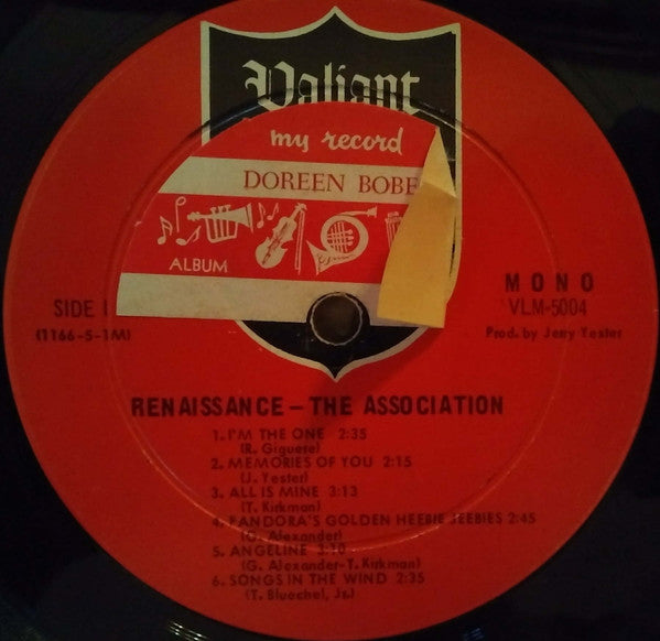 The Association (2) : Renaissance (LP, Album, Mono, RP)