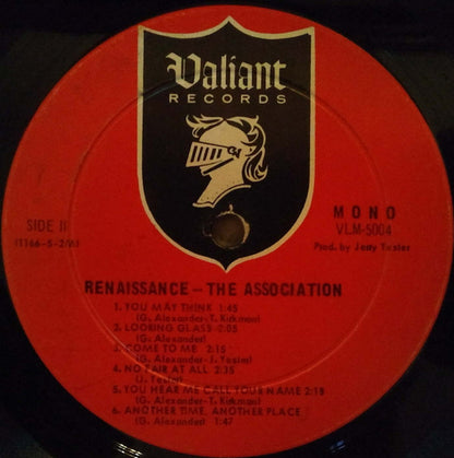 The Association (2) : Renaissance (LP, Album, Mono, RP)