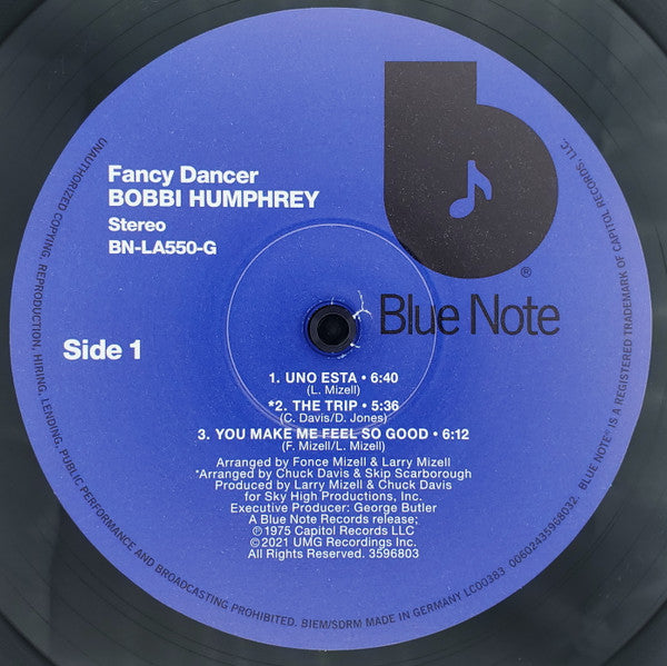 Bobbi Humphrey - Fancy Dancer (LP, Album, RE, 180)