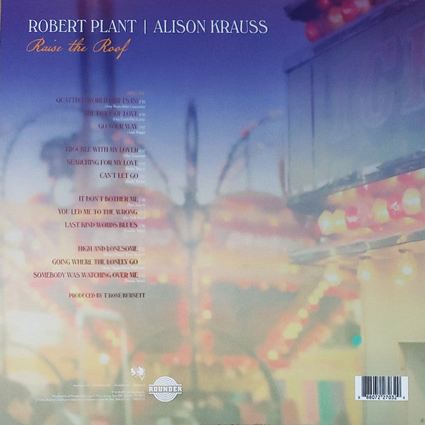 Robert Plant, Alison Krauss : Raise The Roof (2xLP, Album, Gat)