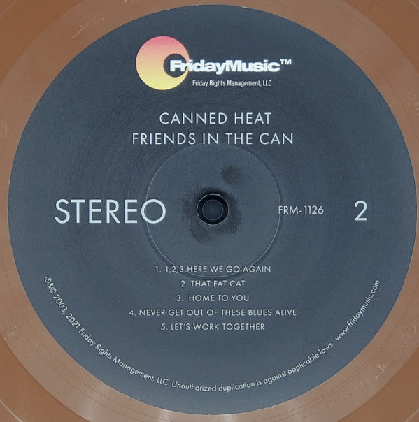 Canned Heat : Friends In The Can (LP, Album, RE, Bro)