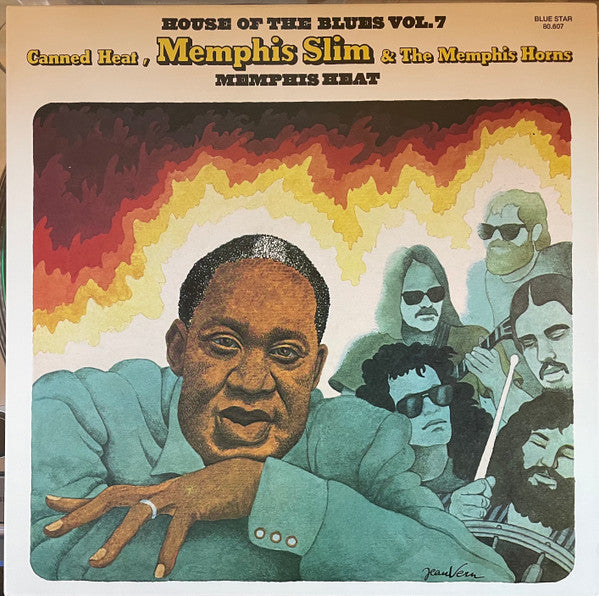 Canned Heat, Memphis Slim * The Memphis Horns : Memphis Heat (LP, Album, RE, Tur)