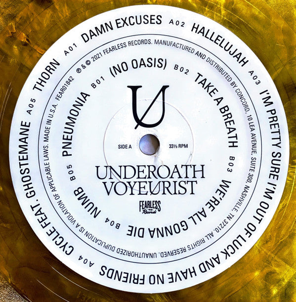 Underoath : Voyeurist (LP, Album, Met)