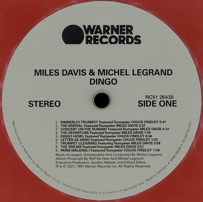 Miles Davis & Michel Legrand : Dingo (LP, Album, Ltd, RE, Red)