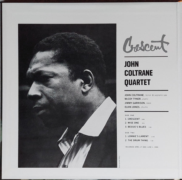 The John Coltrane Quartet : Crescent (LP, Album, RE, Gat)