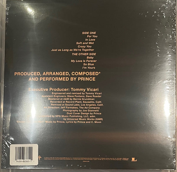 Buy Prince : For You (LP, Album, RE) Online for a great price