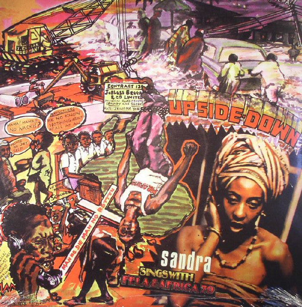 Sandra Akanke Isidore Sings With Fela Kuti & Africa 70 : Up Side Down (LP, Album, RE)