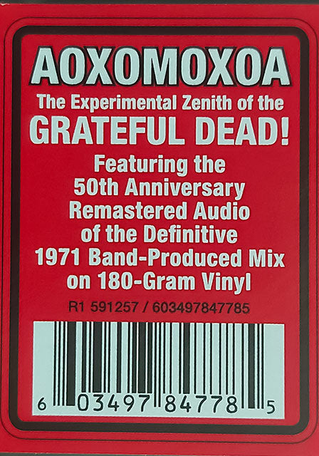 Grateful Dead popular - Aoxomoxoa Vinyl Record LP