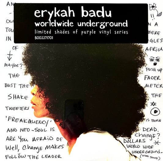 Erykah Badu : Worldwide Underground (LP, Album, Ltd, RE, Pur)